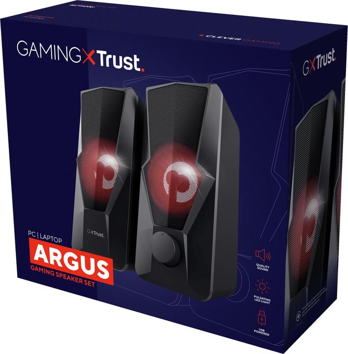 Actual product image Trust GXT 610 Argus illuminated 2.0 speaker set