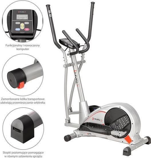 Actual product image HMS Premium Magnetic elliptical trainer H6996