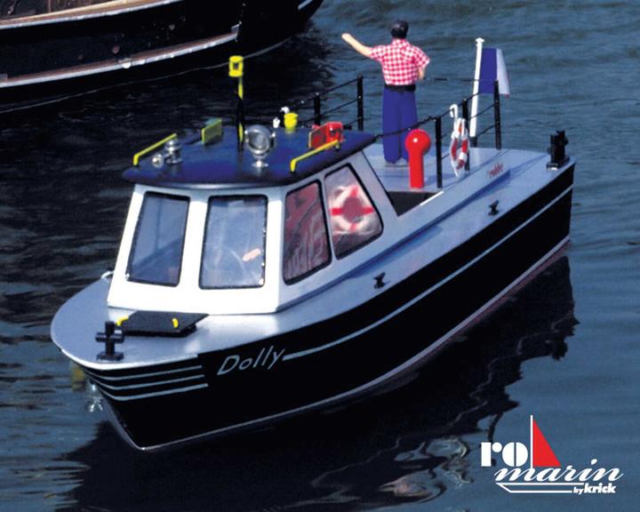 Actual product image Romarin Dolly Hafenbarkasse Schiff Baukasten