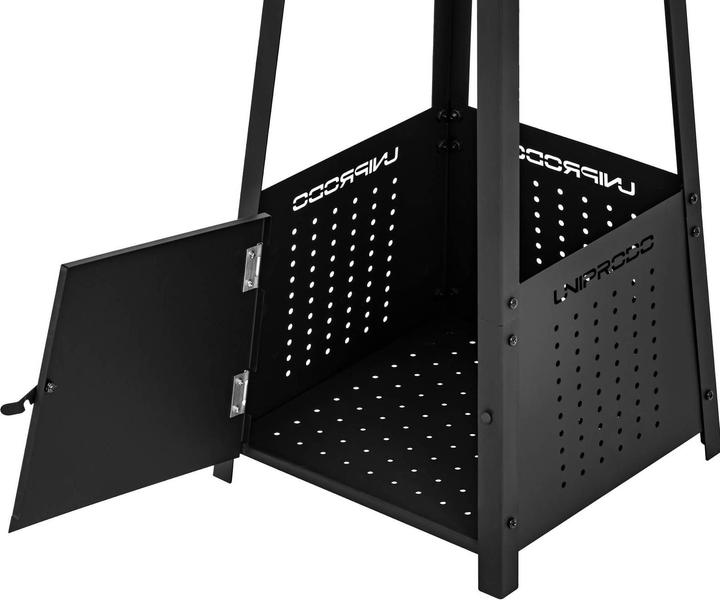Image du produit Uniprodo Brasero extérieur - 30 x 30 x 100 cm - Design pyramidal (30 cm)
