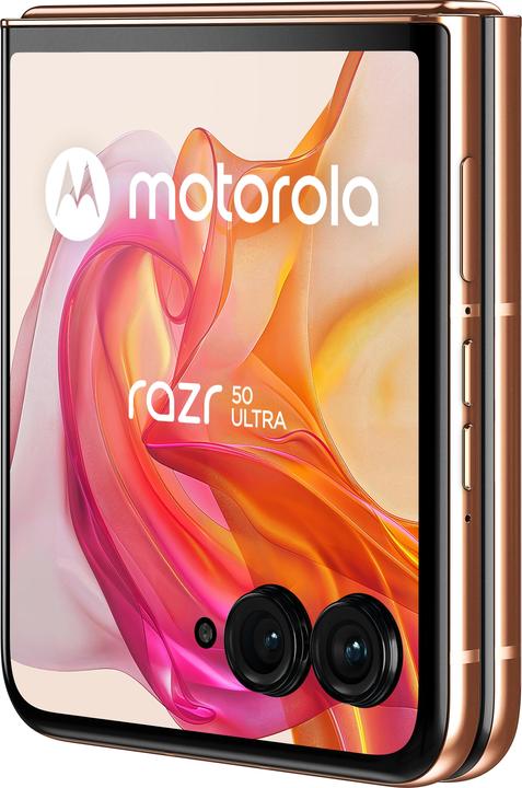 Productafbeelding Motorola RAZR 50 Ultra 12/512 GB Perzik Fuzz (512 GB, Perzikpluis, 6.90", SIM + eSIM, 50 Mpx, 5G)
