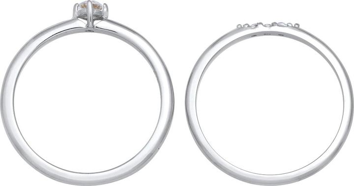 Immagine prodotto Elli Anello di cristallo (50, 925 Argento)