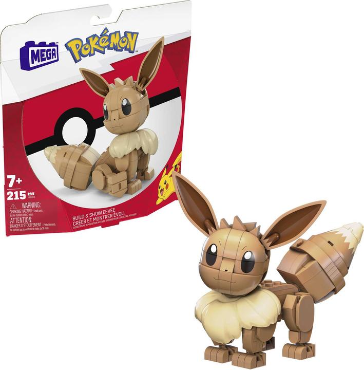 Actual product image Mega Construx Pokémon Build & Show Eevee