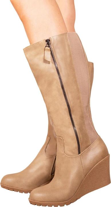 Produktbild Where's That From Wadenhohe Stiefel Lara Kunstleder (40)