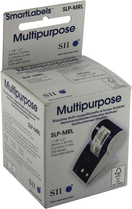 Actual product image Seiko SLP-MRL Multipurpose labels