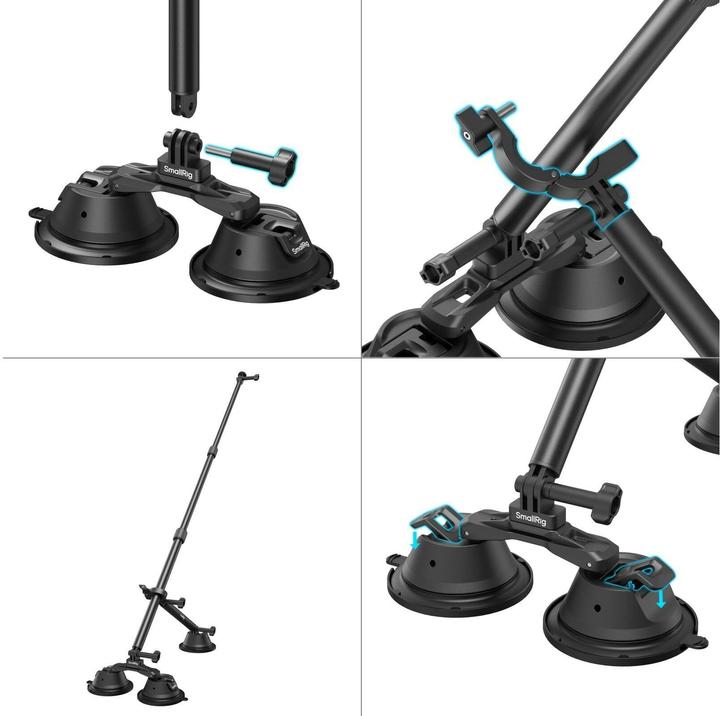 Actual product image SmallRig Camera suction cup car mount set for panoramic shots (Various video accessories)