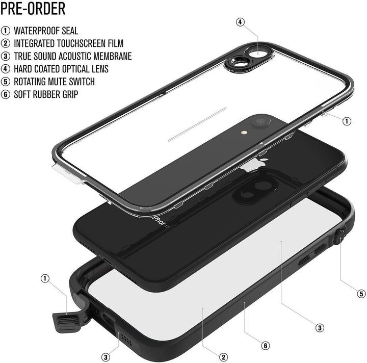 Actual product image Catalyst waterproof/shock resistant case (Apple iPhone XR)