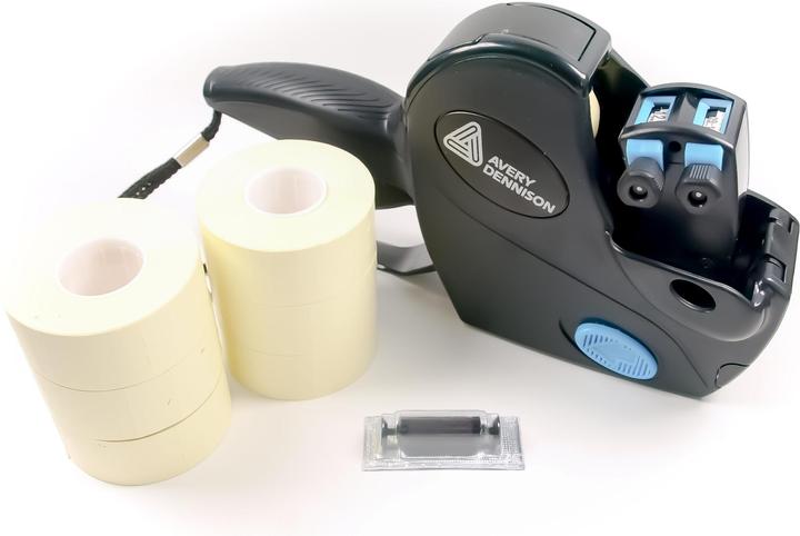 Produktbild Avery Starterset Preisauszeichner CAS 2/18 inkl. Etiketten und Farbrolle