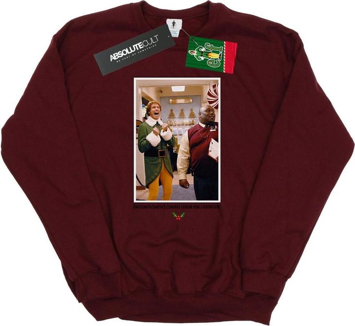 Elf OMG Santa Photo Sweatshirt (L)