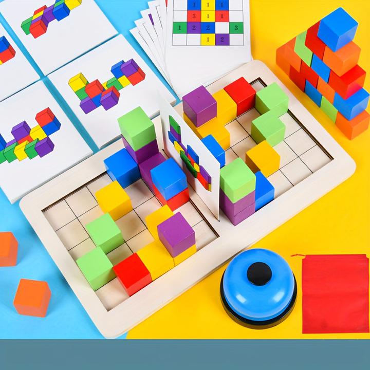 Produktbild Activity Board Interaktives Lernspielzeug, das frühes Lernen und kritisches Denken fördert, 3D-Puzzle-Brettspiel