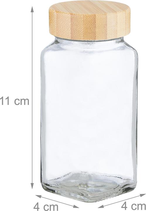 Image du produit Relaxdays Set de pots à épices (0.12 l)