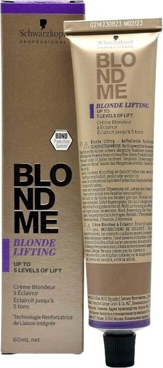 Immagine prodotto Schwarzkopf Professional Schwarzkopf BlondMe Lifting Ash 60 ml (ASCH - Raffreddatore, L-Ash, Tonalità biondo cenere con neutralizzazione aggiuntiva)