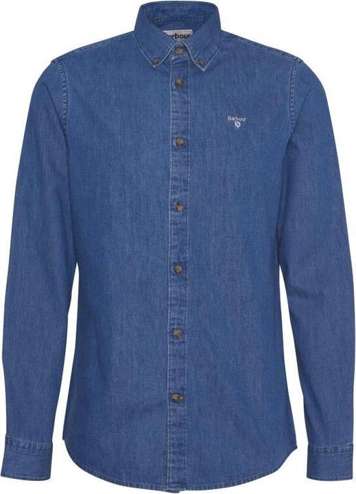 Barbour Chambray Crest Tailored Fit - Polo-Shirt - Herren (M)