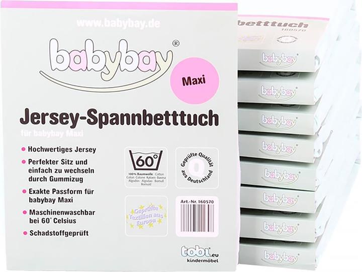 Produktbild Babybay Jersey-Spannbezug (89 x 50 cm)