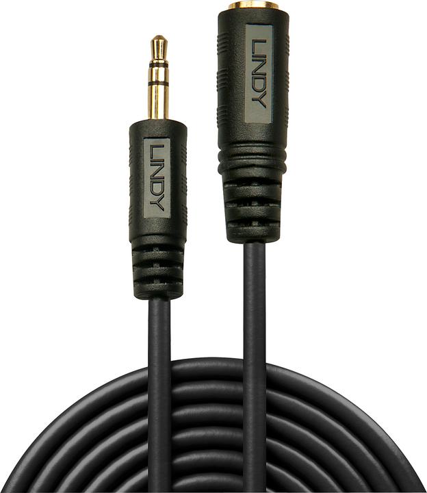 Produktbild Lindy Klinke-Verlängerung (3 m, 3.5mm Klinke (AUX))