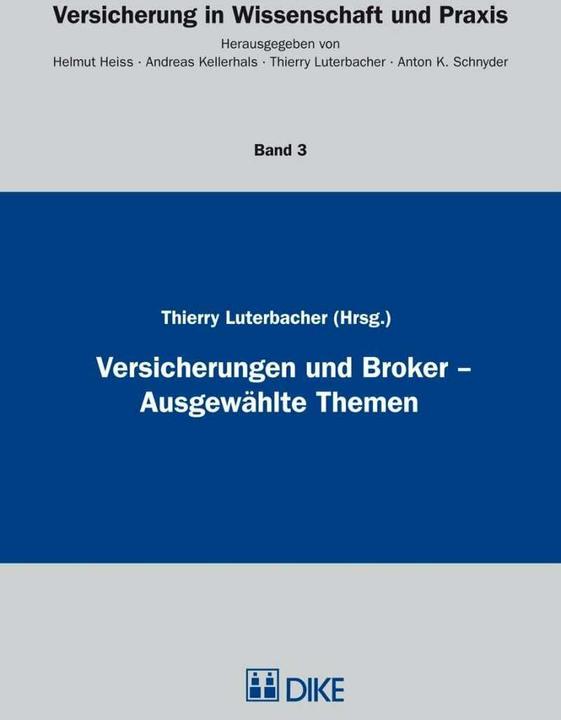 Produktbild DiKE Versicherungen und Broker (Deutsch, 2013)
