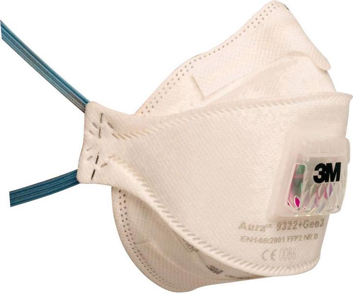 Produktbild 3M Atemschutzmaske Aura 9322+Gen3 mit Ventil (FFP2, 10 x)
