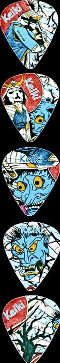 Keiki Set de médiators design (5 x, 0.71 mm)