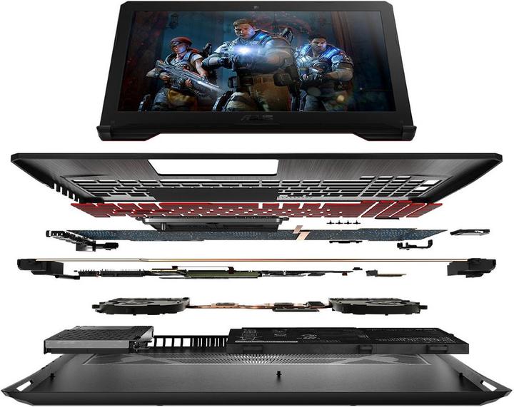 Produktbild ASUS TUF Gaming FX504GD-E41266T (15.60", Intel Core i7-8750H, 16 GB, 256 GB, CH)