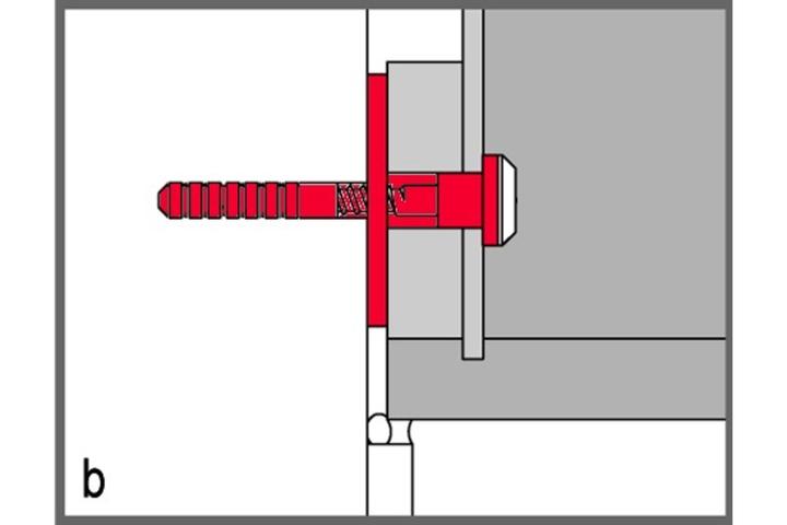 Actual product image Stauffer Soundproofing rubber dowel with cuvette (1 pcs.)