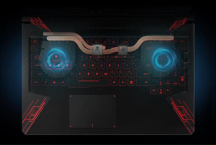 Produktbild ASUS TUF Gaming FX504GD-E41266T (15.60", Intel Core i7-8750H, 16 GB, 256 GB, CH)