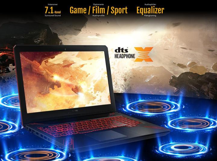 Produktbild ASUS TUF Gaming FX504GD-E41266T (15.60", Intel Core i7-8750H, 16 GB, 256 GB, CH)