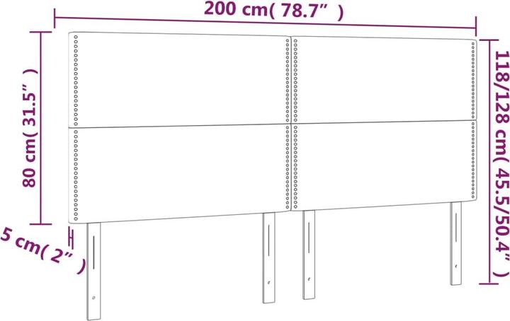 Immagine prodotto VidaXL Zobor (200 x 5 x 88 cm)