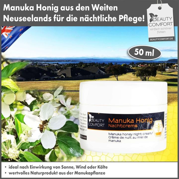 Immagine prodotto Beauty Comfort Crema notte al miele di Manuka, 50 ml (50 ml, Crema notte)