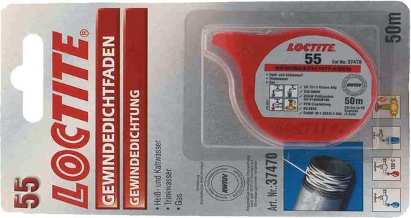 Actual product image Loctite Thread sealant (White, 50 ml)