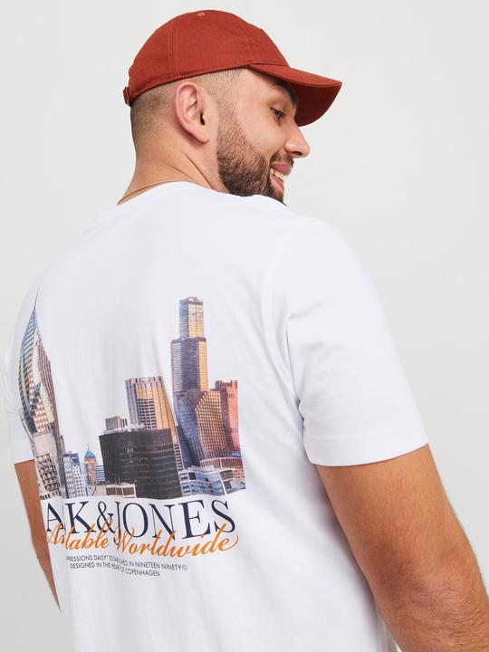 Actual product image Jack & Jones Plus Size Rückenprint T-shirt T-shirt (5XL)
