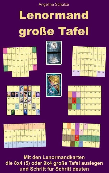 Produktbild Lenormand grosse Tafel (Deutsch, Angelina Schulze, 2020)