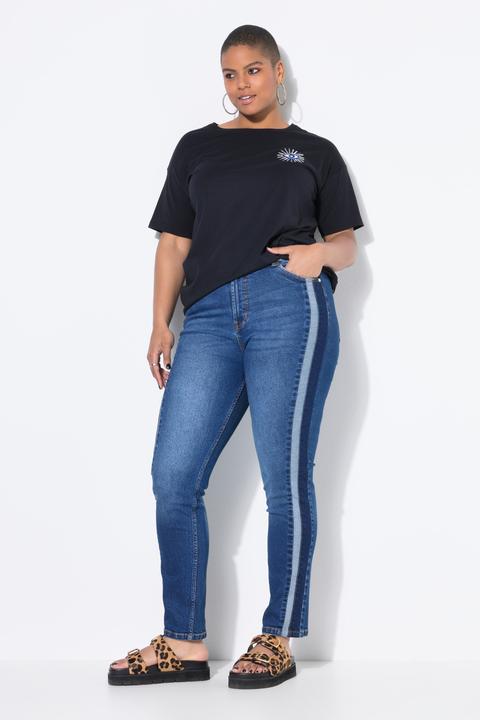 Produktbild Studio Untold Mom-Jeans, doppelter Seitenstreifen, 5-Pocket (58)