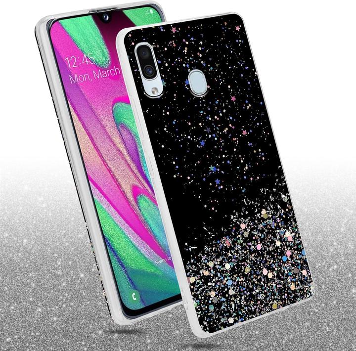 Image du produit Cadorabo Couverture TPU paillettes scintillantes (Samsung Galaxy A40)
