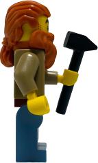 Productafbeelding LEGO Minifiguur de forgeron médiéval - Middeleeuwse smid Minifiguur 21325 idee (82)