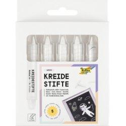 Produktbild Folia Kreidestifte Set WEISS (Weiss, 5 x)