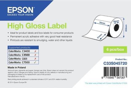 Produktbild Epson High Gloss Label