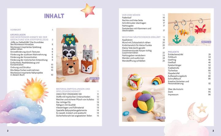 Produktbild Das Montessori-Nähbuch - Spielerisch wachsen und Selbständigkeit fördern (Deutsch)