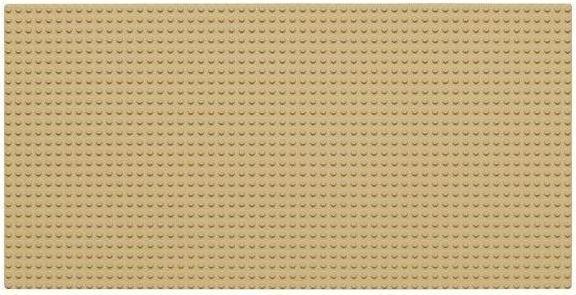 Produktbild Wange 8804 SAND - 8804 Baseplate 28 x 56 Noppen ca. 22,4 cm x 44,8 cm Sand
