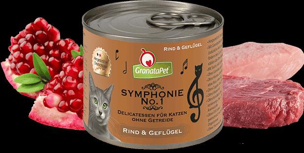 Produktbild Granatapet Symphonie No. 1 Rind & Geflügel 200g (Adult, 1 Stk., 200 g)