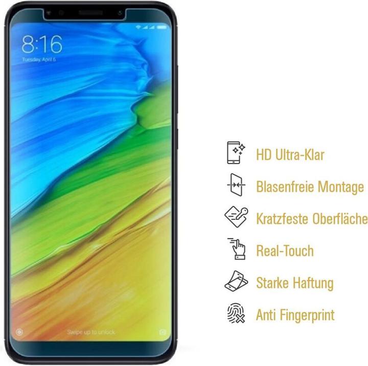Produktbild Protectorking 2x Panzerfolie Anti-Shock HD Klar (2 Stück, Xiaomi Redmi 5A)