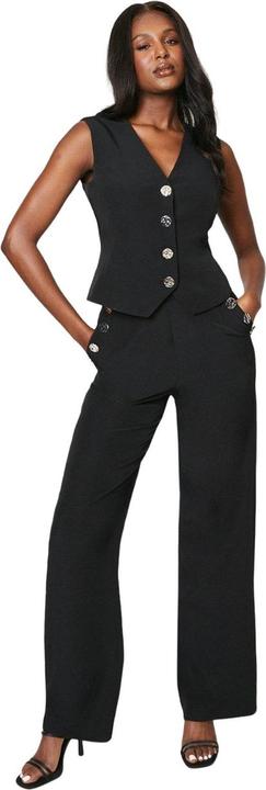 Actual product image Dorothy Perkins Womens/Ladies Button Front Waistcoat (Frequency band 38 (2600 MHz))