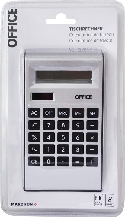 Produktbild Office Tischrechner 8stellig (Solarzellen)