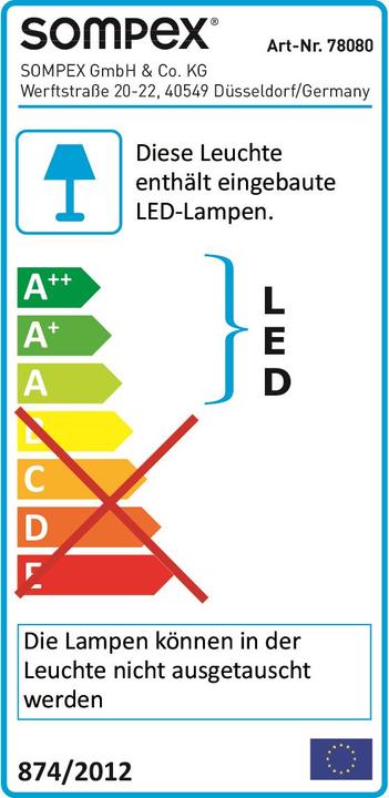 Energie-Label Sompex Svamp (210 lm)