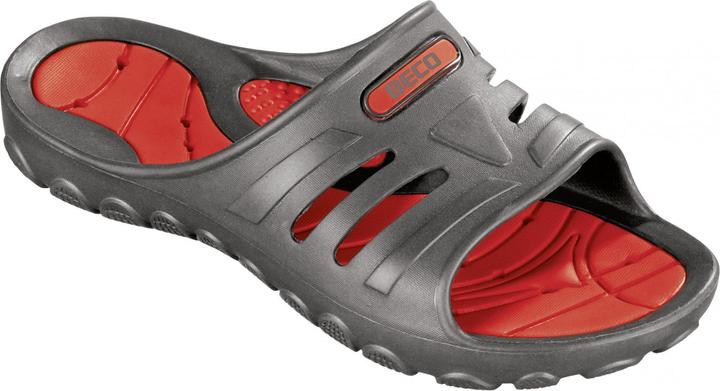 Produktbild Beco Pantolette, unisex Standard | grau/rot | 43 (43)