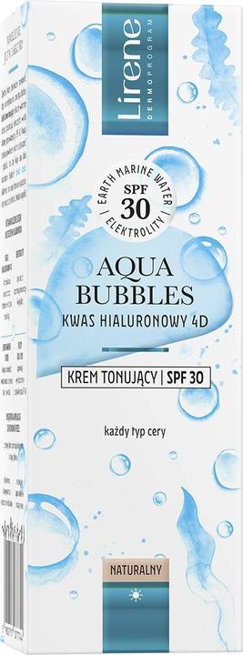 Lirene Aqua Bubbles Tinted Cream Spf30 30Ml (Sonnencreme, SPF 30, 30 ml)