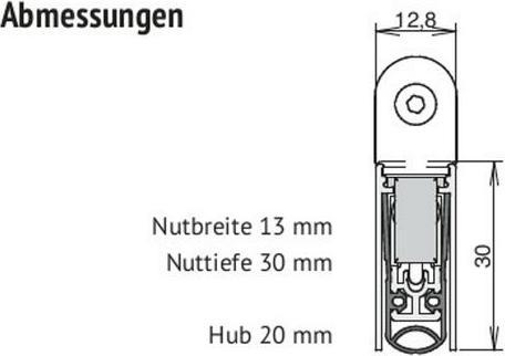 Actual product image Cardatec Door drop seals D1