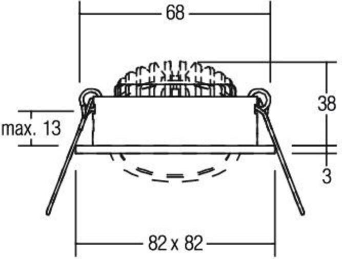 Produktbild Brumberg LED-Deckenspot (740 lm)