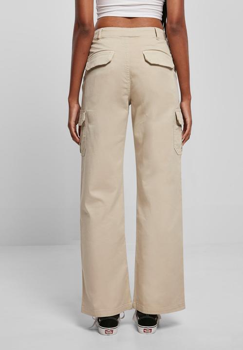 Actual product image Urban Classics Ladies High Waist Straight Cargo Pants (32)