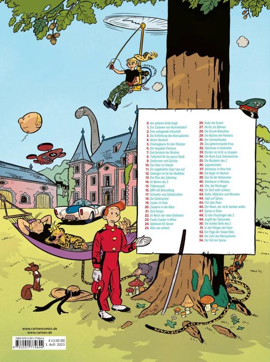 Immagine prodotto Spirou und Fantasio: Band 54 (Tedesco, Benjamin Abitan, Sophie Guerrive, Marcel Le Comte, 2023)