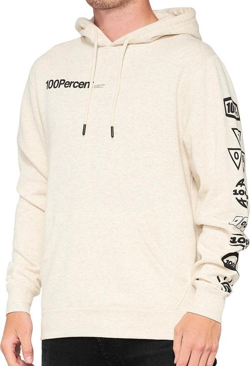 100% Hoodie Super Future Weiss Gr. M (M)